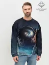 Мужской свитшот базовый / Космонавт