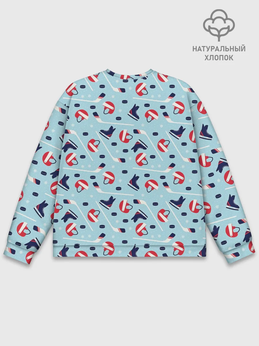 Мужской свитшот базовый / Hockey Pattern