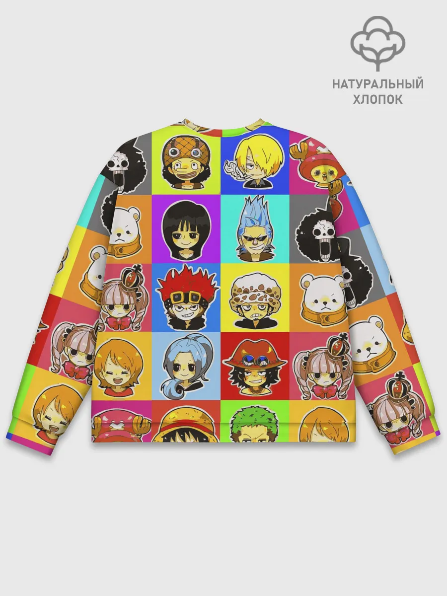 Мужской свитшот базовый / ONE PIECE / ВАН ПИС / УЗОР