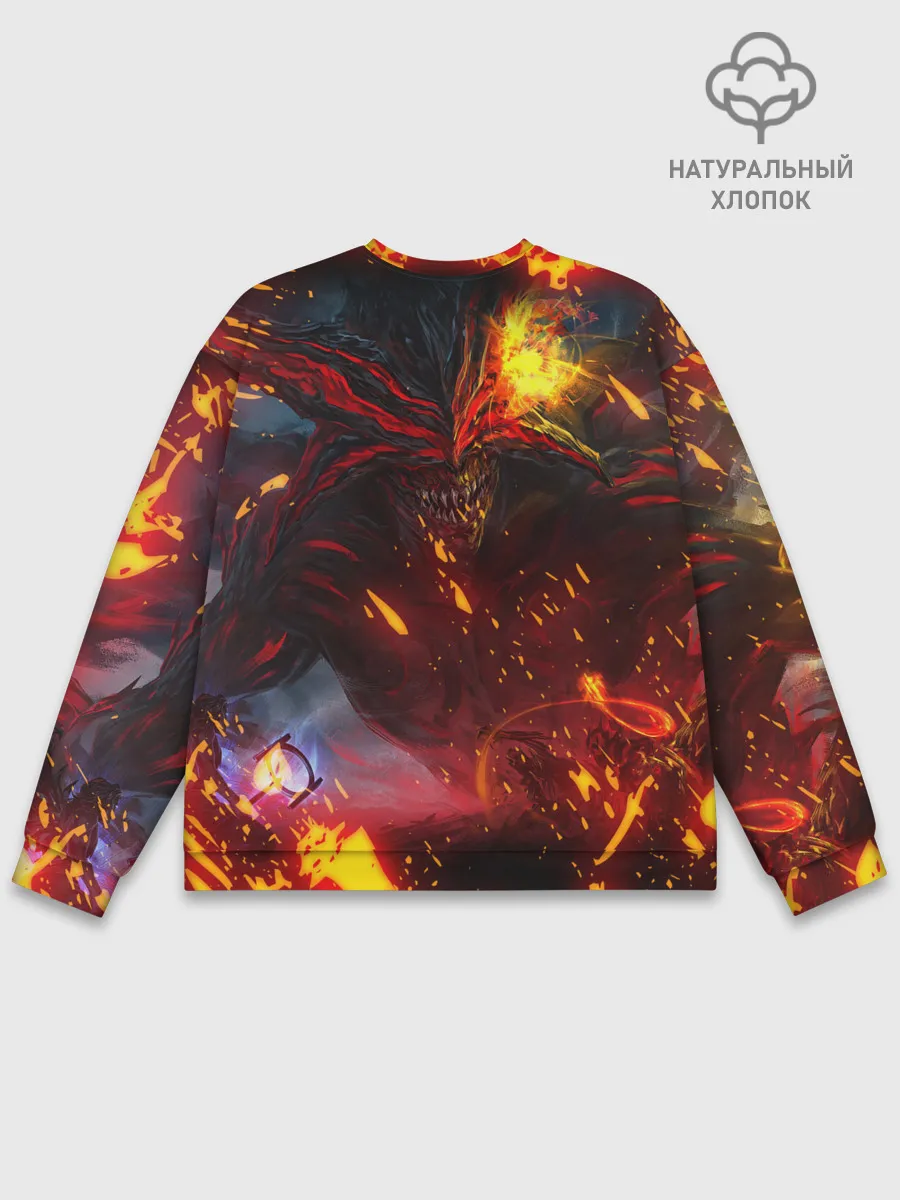 Мужской свитшот базовый / Path of Exile | Fire Demon