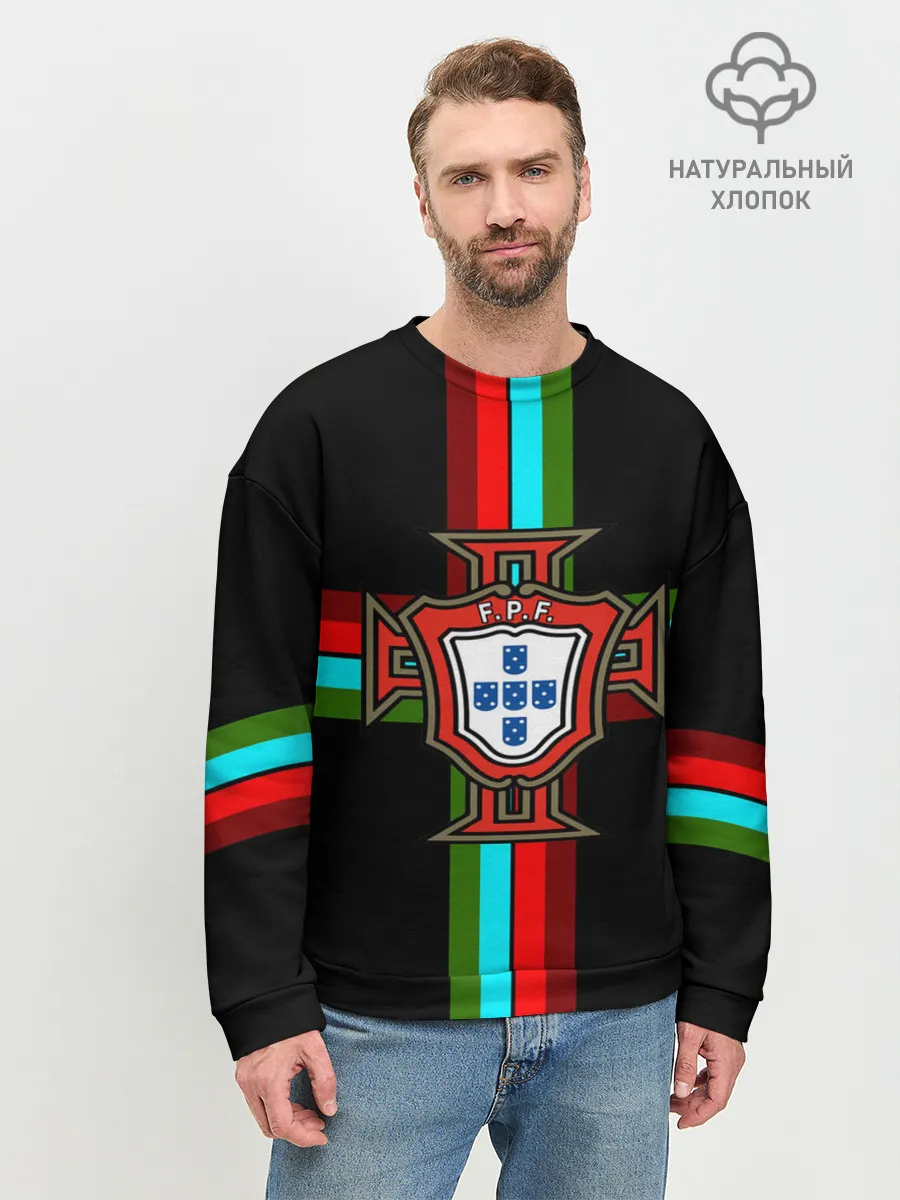 Мужской свитшот базовый / Сборная Португалии