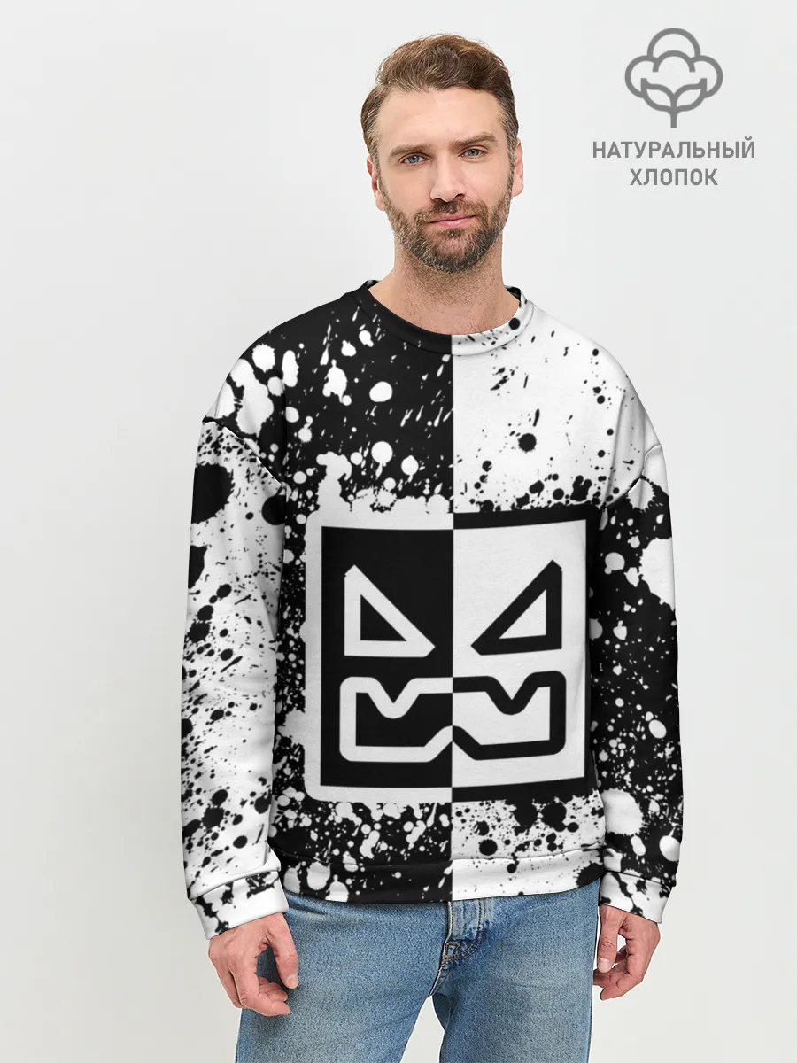 Мужской свитшот базовый / GEOMETRY DASH / ГЕОМЕТРИ ДАШ