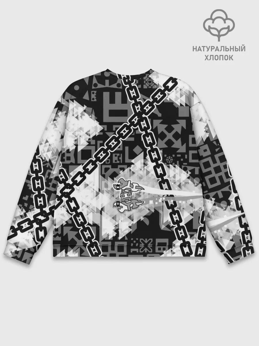Мужской свитшот базовый / Geometry Dash