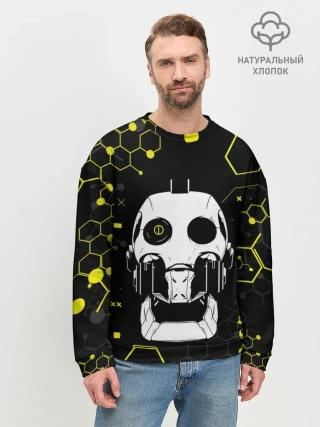Мужской свитшот базовый / ЛЮБОВЬ СМЕРТЬ И РОБОТЫ / РОБОТ