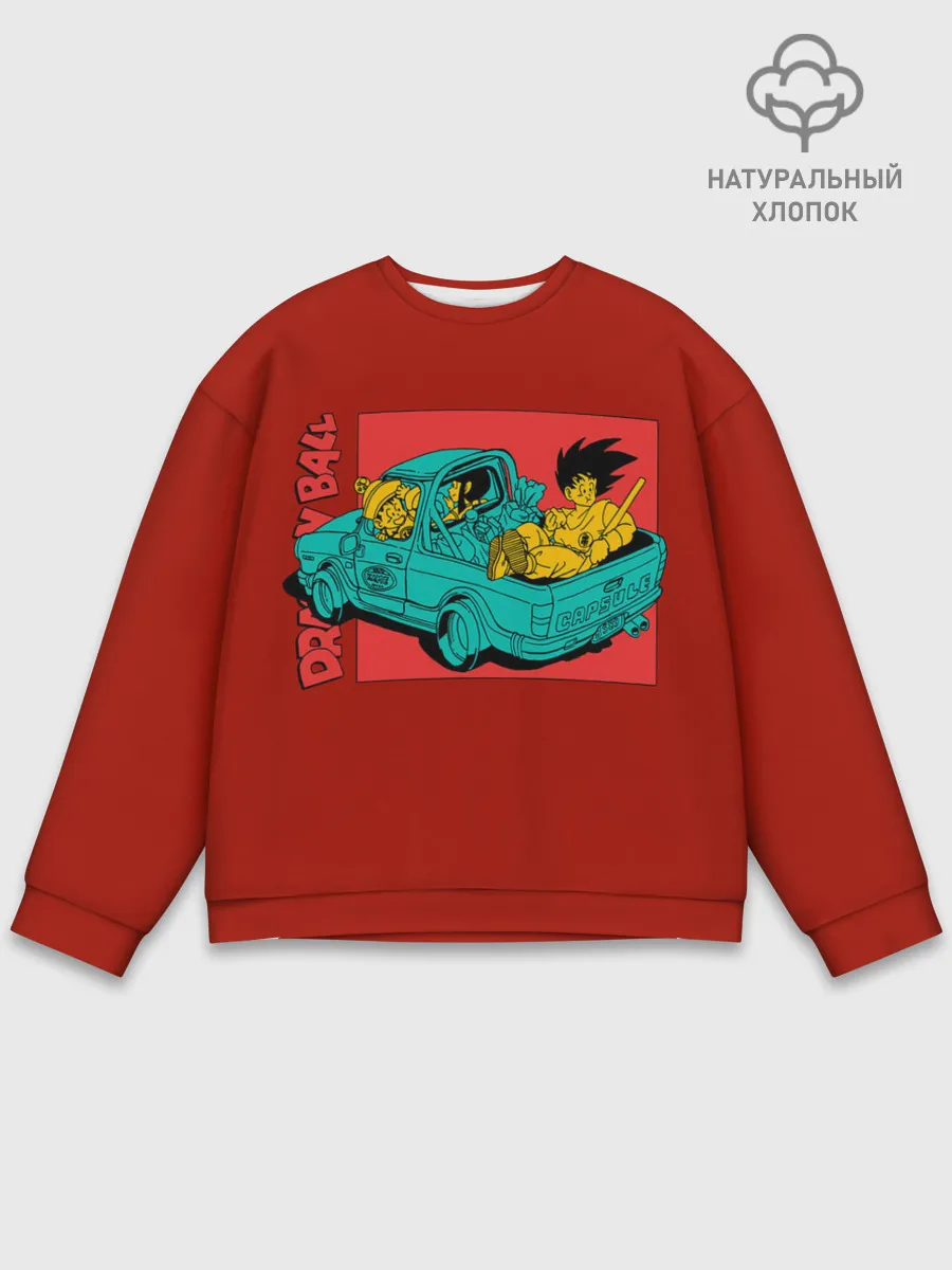 Мужской свитшот базовый / Old Dragon Ball