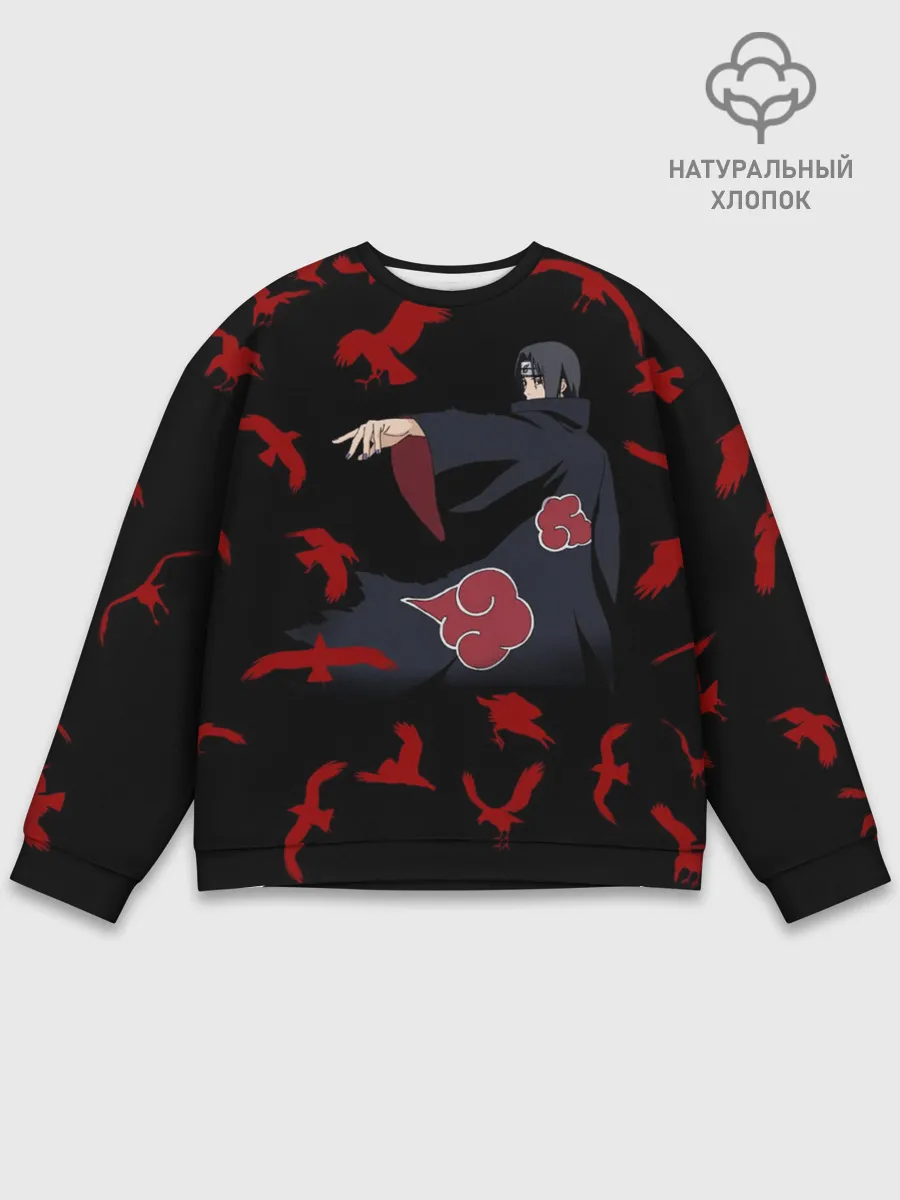 Мужской свитшот базовый / Итачи Вороны Аниме