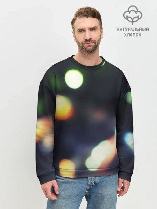 Мужской свитшот базовый / NIGHT | НОЧЬ