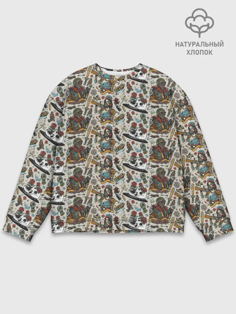 Мужской свитшот базовый / апокалипсис / конец света