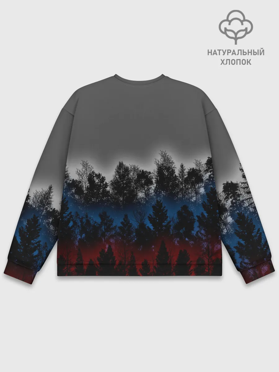 Мужской свитшот базовый / Флаг из леса