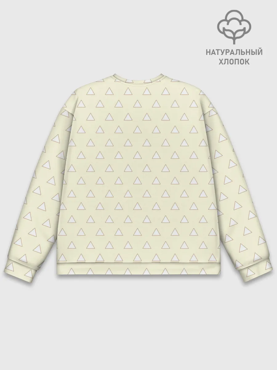 Мужской свитшот базовый / Незуко и Зеницу Kimetsu no Yai