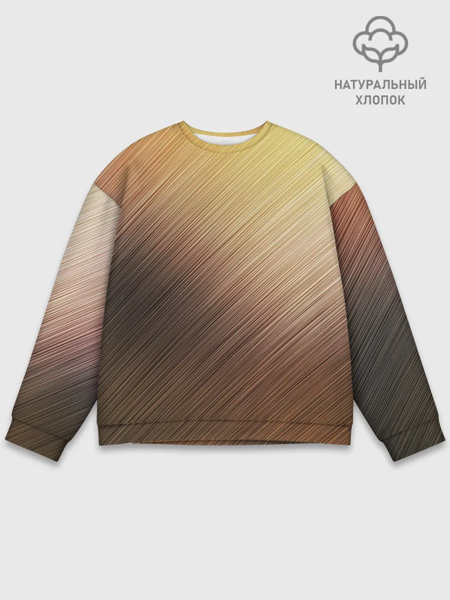 Мужской свитшот базовый / Texture. Sun Glare