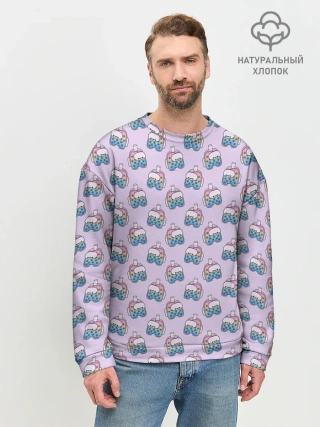 Мужской свитшот базовый / Among Us | Коктейль