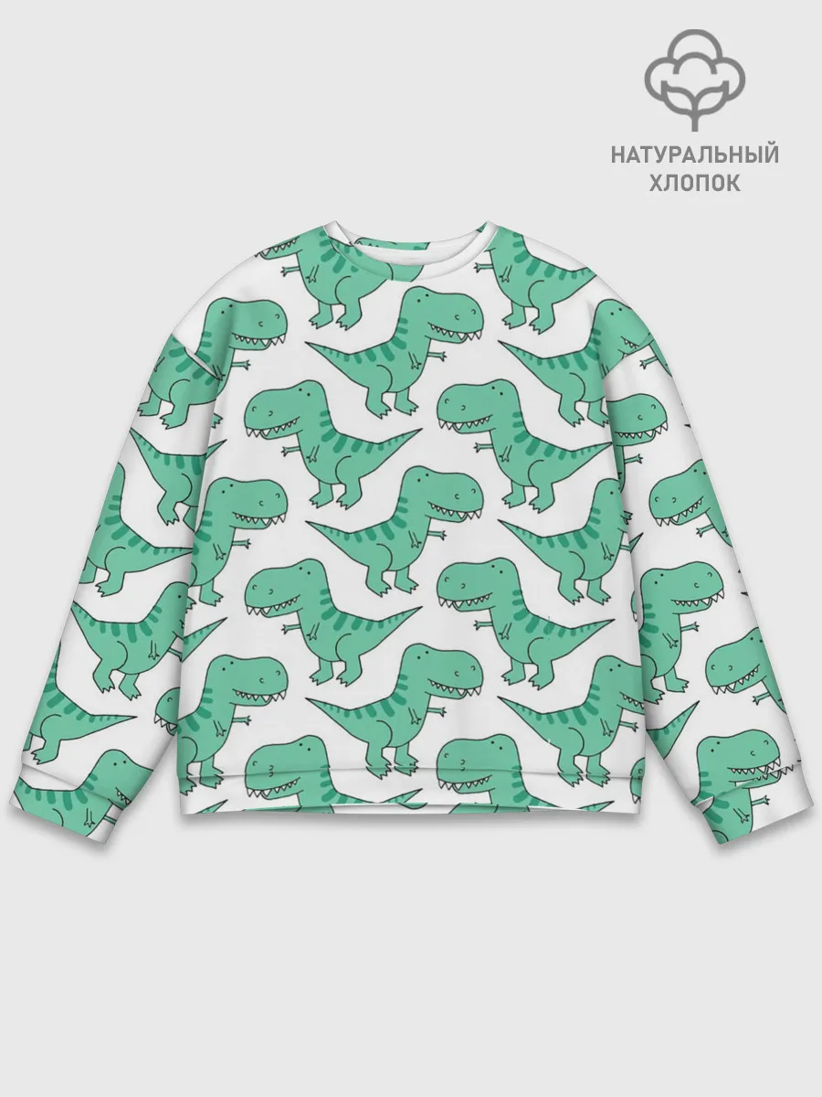 Мужской свитшот базовый / Динозавры