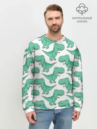 Мужской свитшот базовый / Динозавры