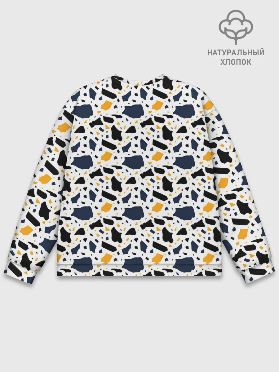 Мужской свитшот базовый / Итальянский Узор Терраццо