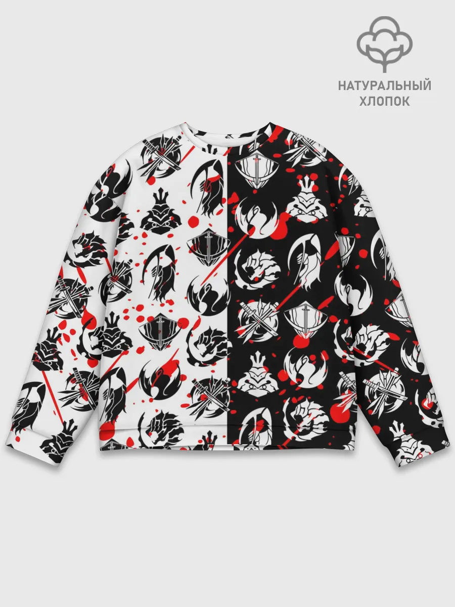 Мужской свитшот базовый / SOLO LEVELING / ГИЛЬДИИ