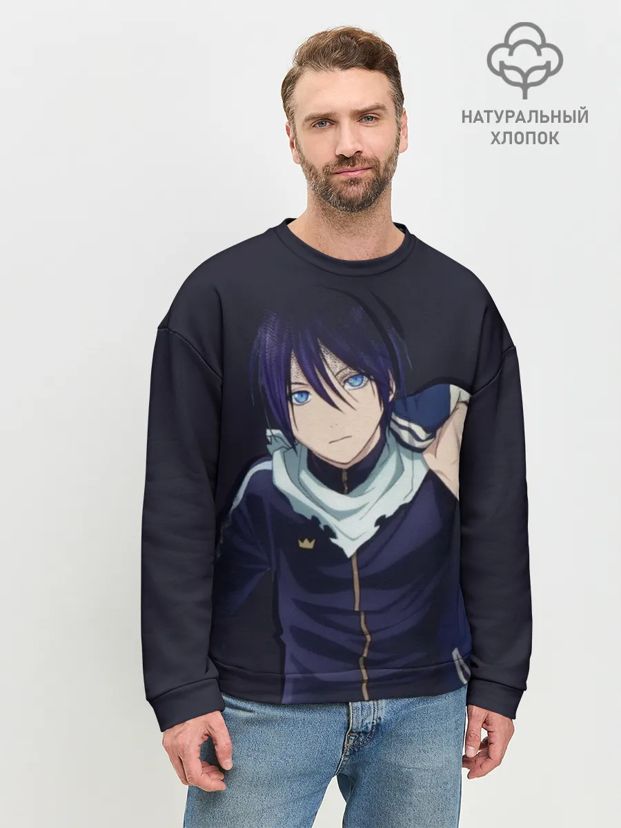 Мужской свитшот базовый / Ято. Бездомный бог