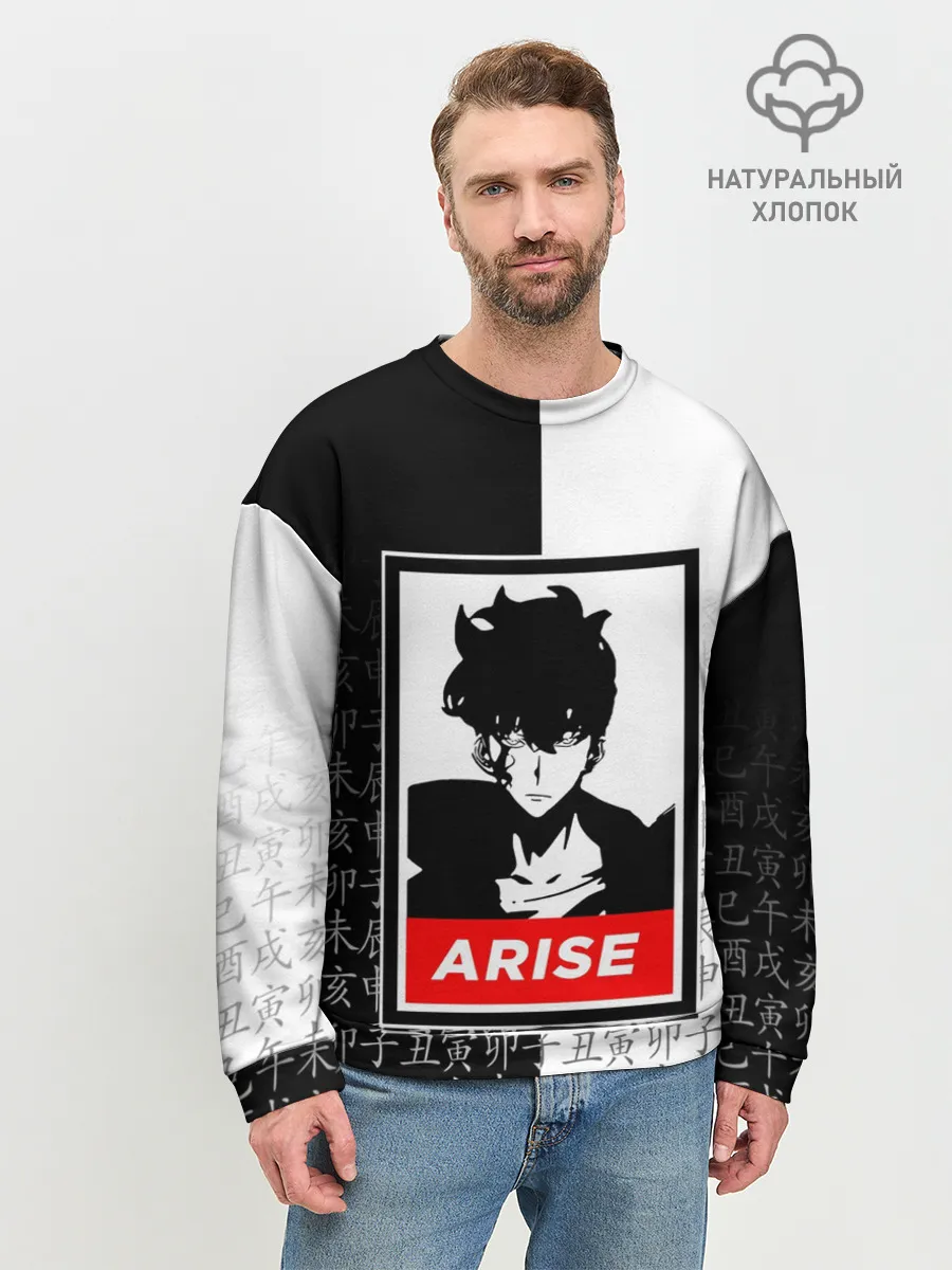 Мужской свитшот базовый / СОН ДЖИН ВУ / SOLO LEVELING