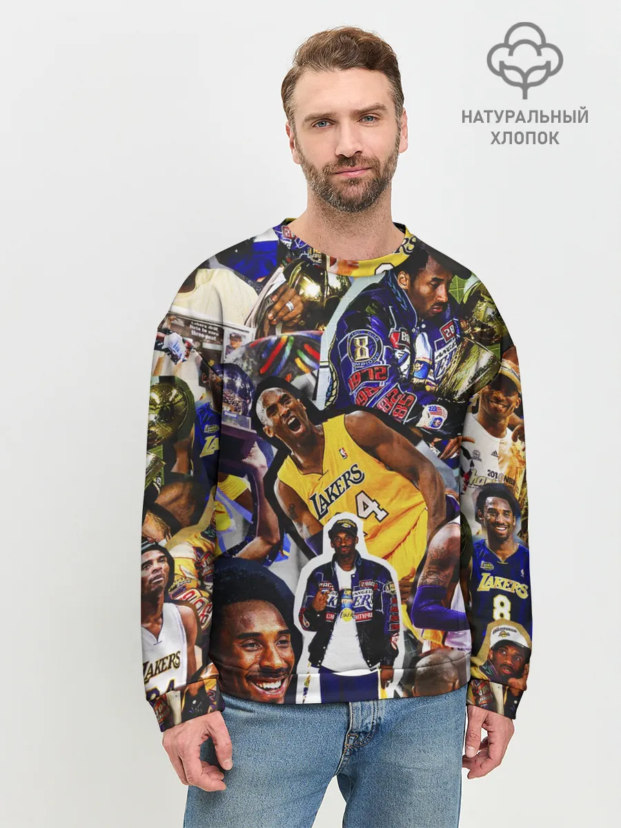 Мужской свитшот базовый / КОБИ БРАЙАНТ / KOBE BRYANT