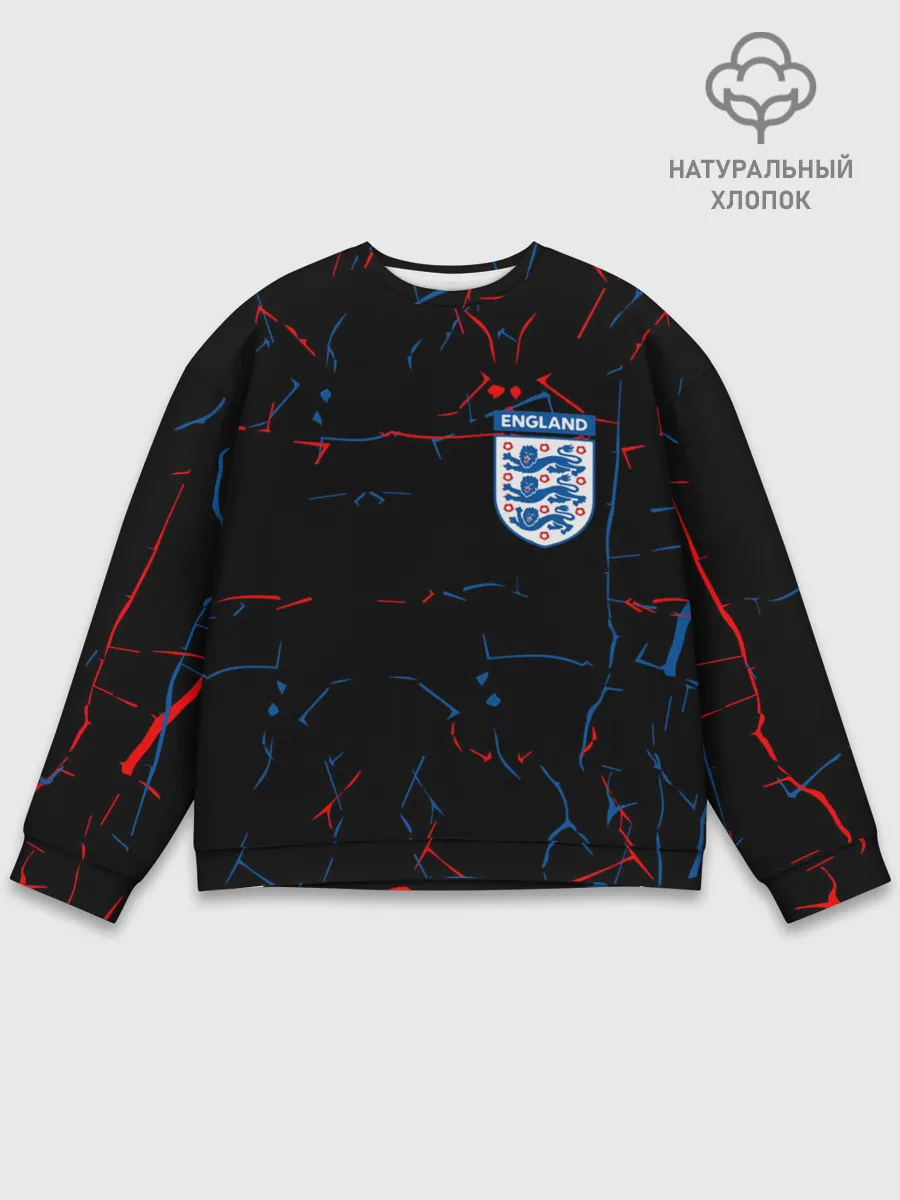 Мужской свитшот базовый / Сборная Англии.