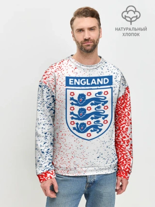 Мужской свитшот базовый / Сборная Англии