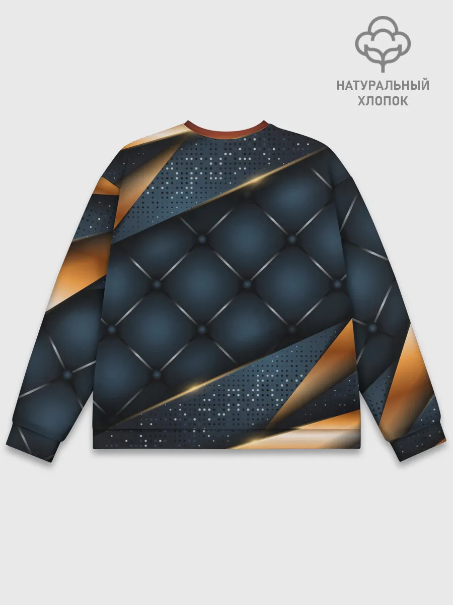 Мужской свитшот базовый / 3D VIP GOLD CORNERS