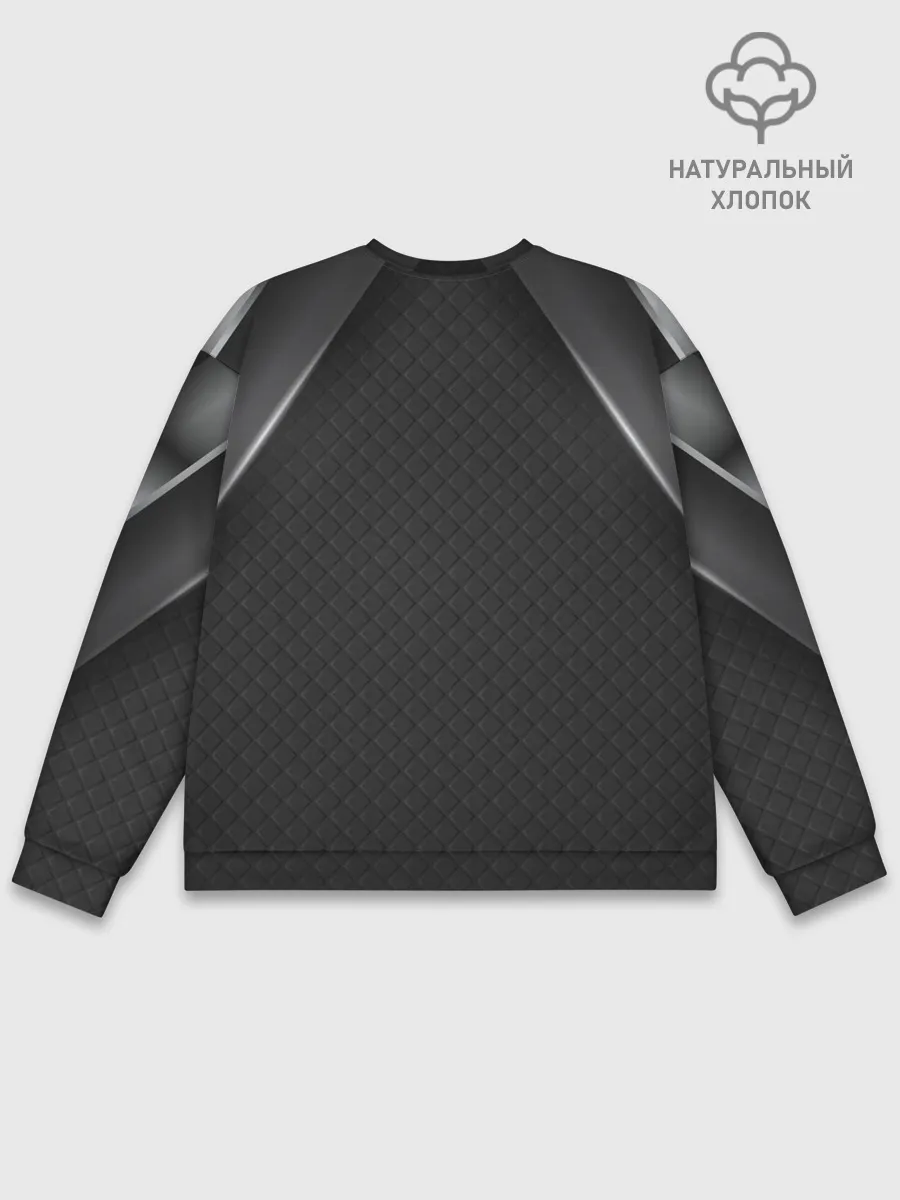 Мужской свитшот базовый / ИНФИНИТИ ТЕХНОЛОГИЧНЫЙ ПАТТЕРН