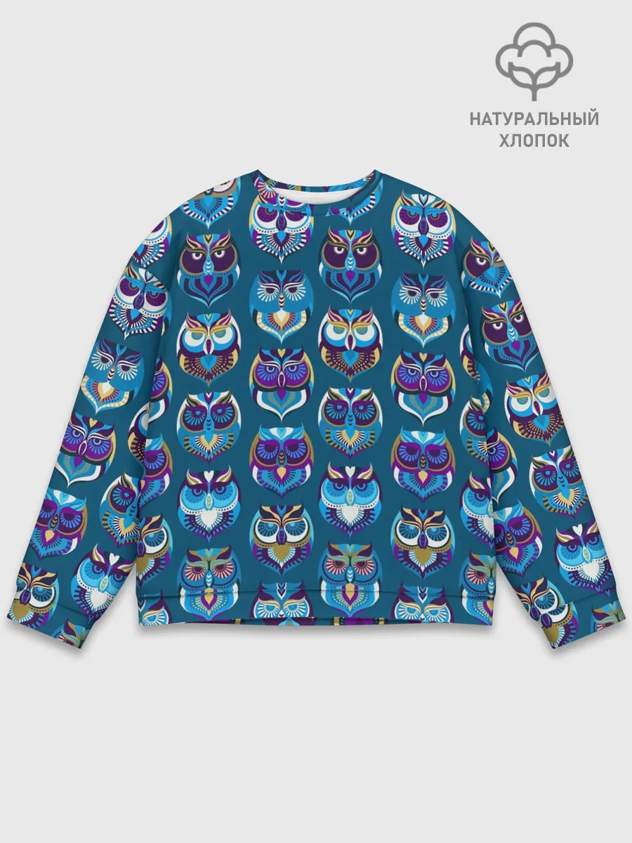 Мужской свитшот базовый / Совы