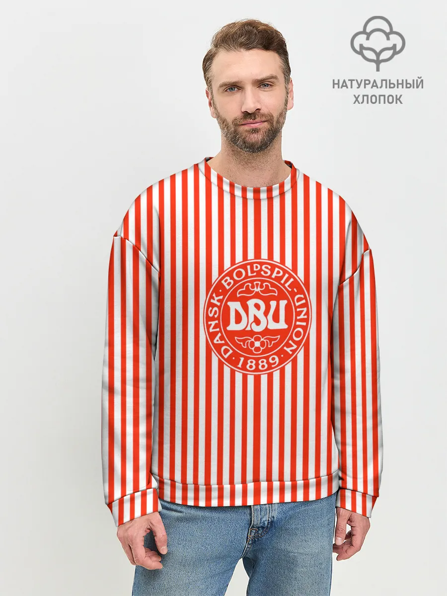 Мужской свитшот базовый / Сборная Дании