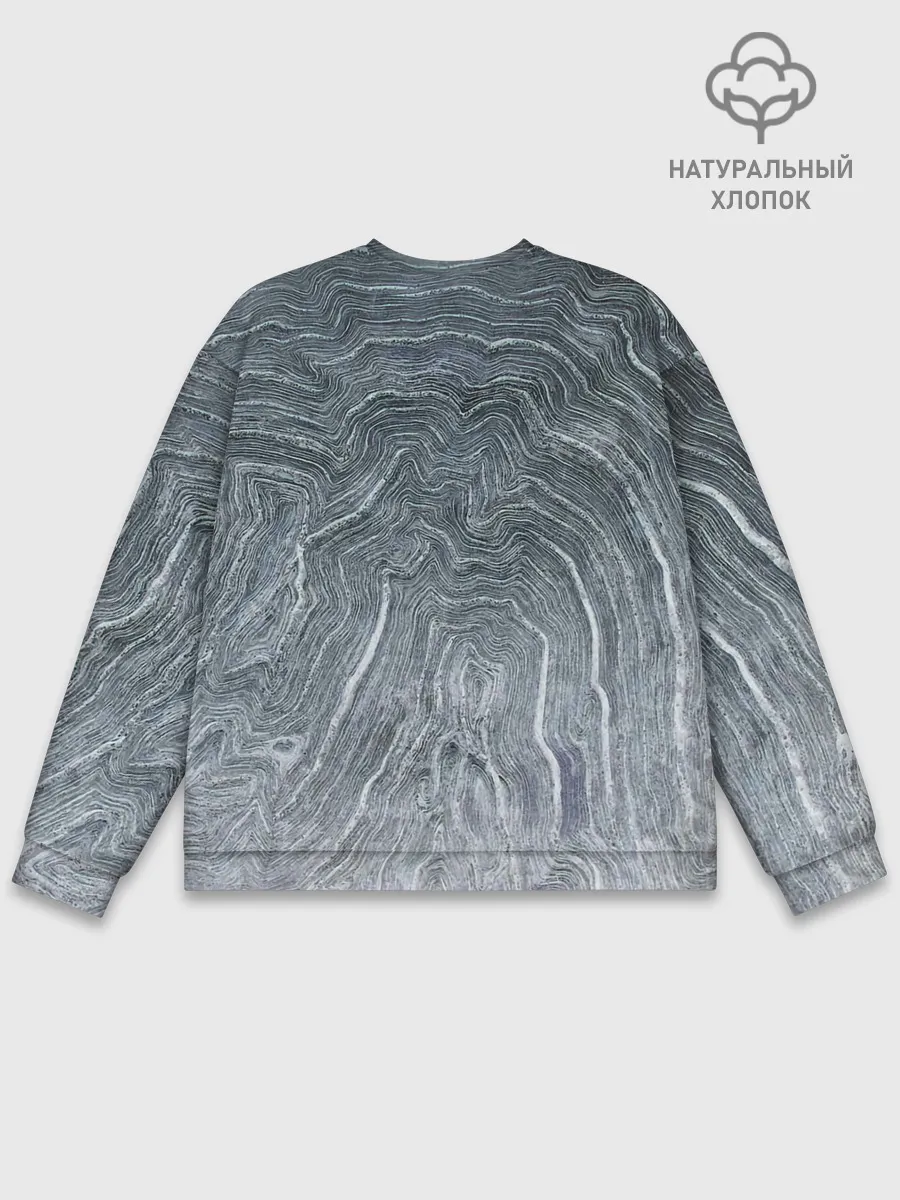Мужской свитшот базовый / Negative Waves
