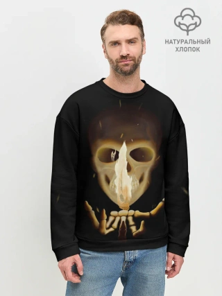 Мужской свитшот базовый / Скелет