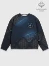 Мужской свитшот базовый / MERCEDES BENZ | 3D Geometry 3Д