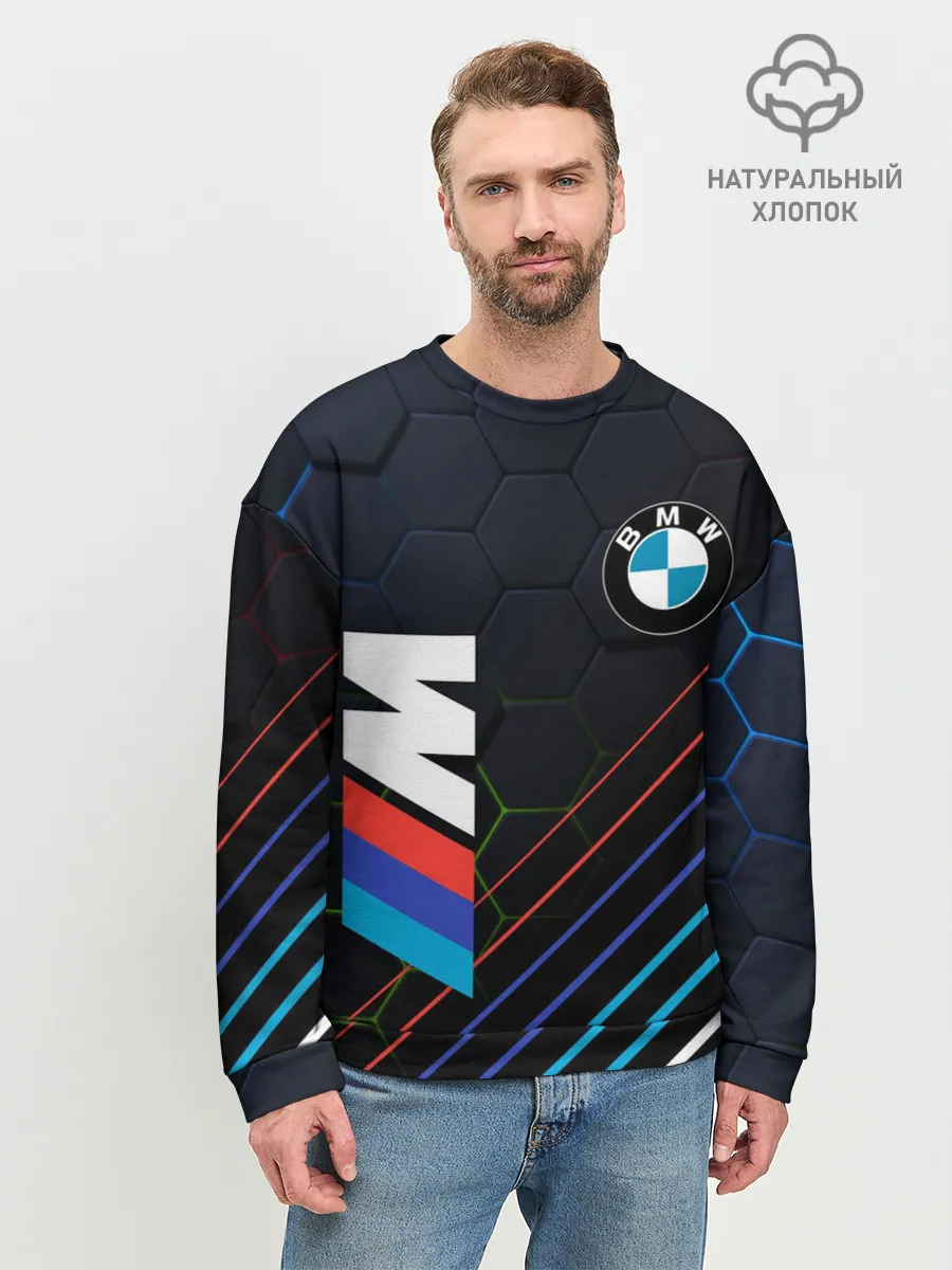 Мужской свитшот базовый / BMW / БМВ / M COMPETITION