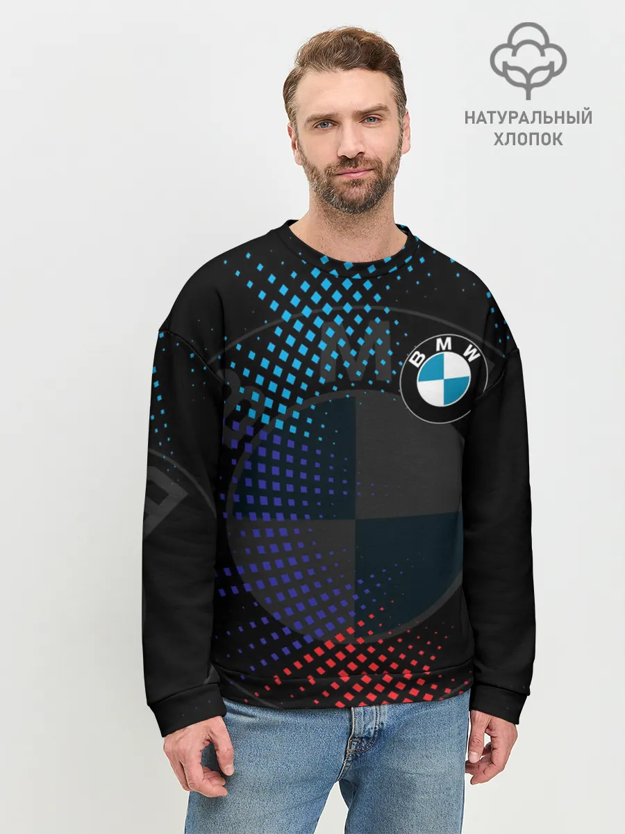 Мужской свитшот базовый / BMW / БМВ / M COMPETITION