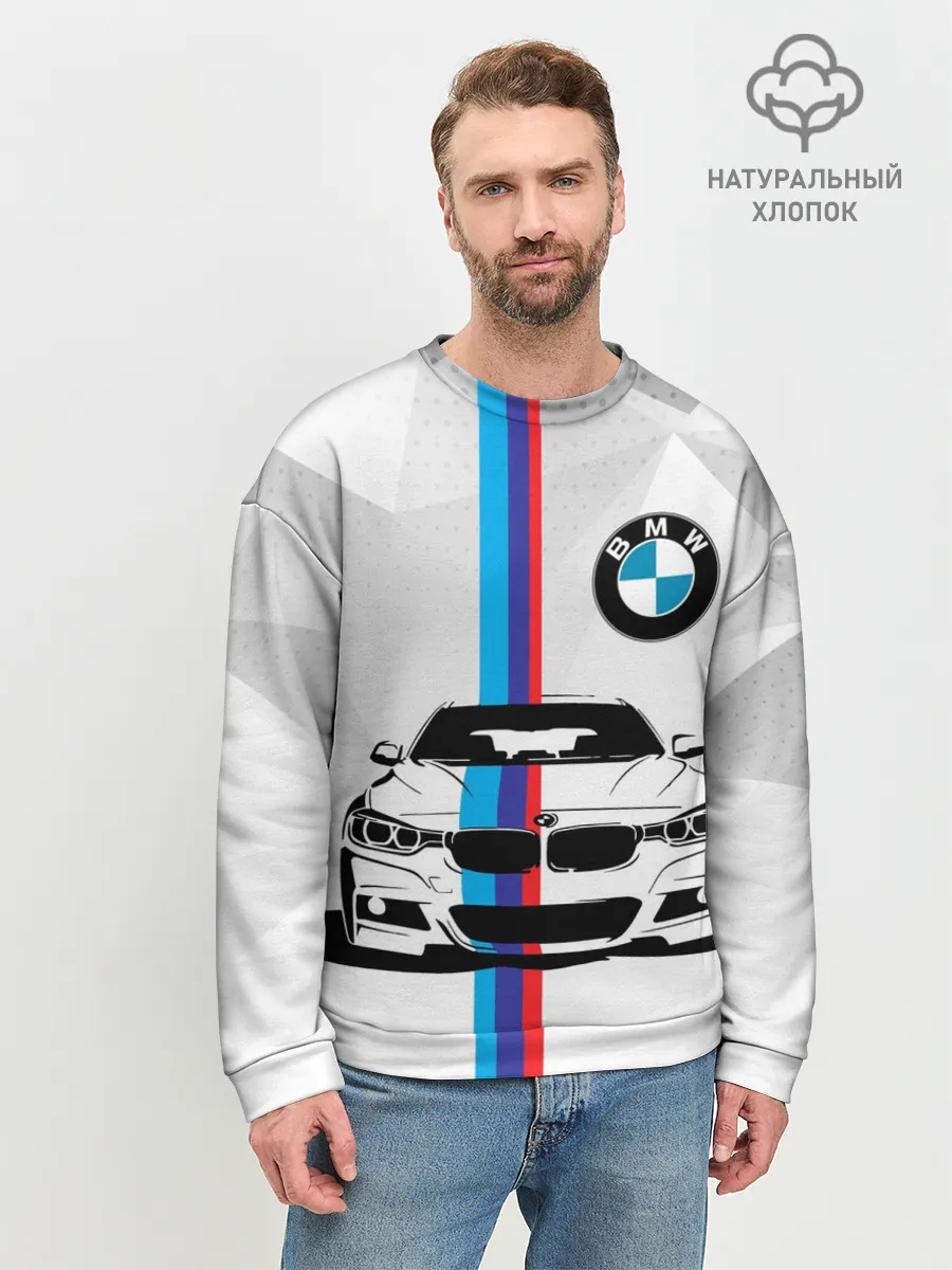 Мужской свитшот базовый / BMW / БМВ / M PERFORMANCE
