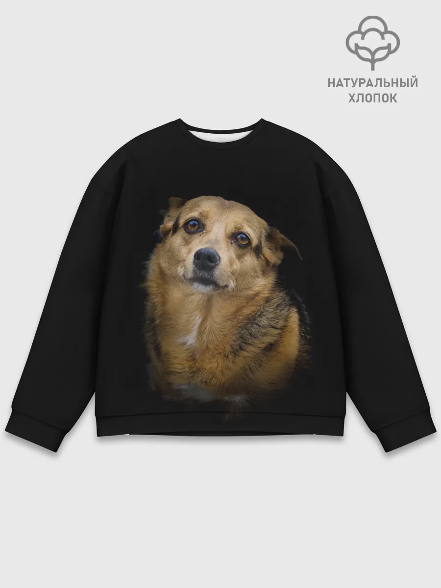 Мужской свитшот базовый / ГРУСТНЫЕ ГЛАЗКИ