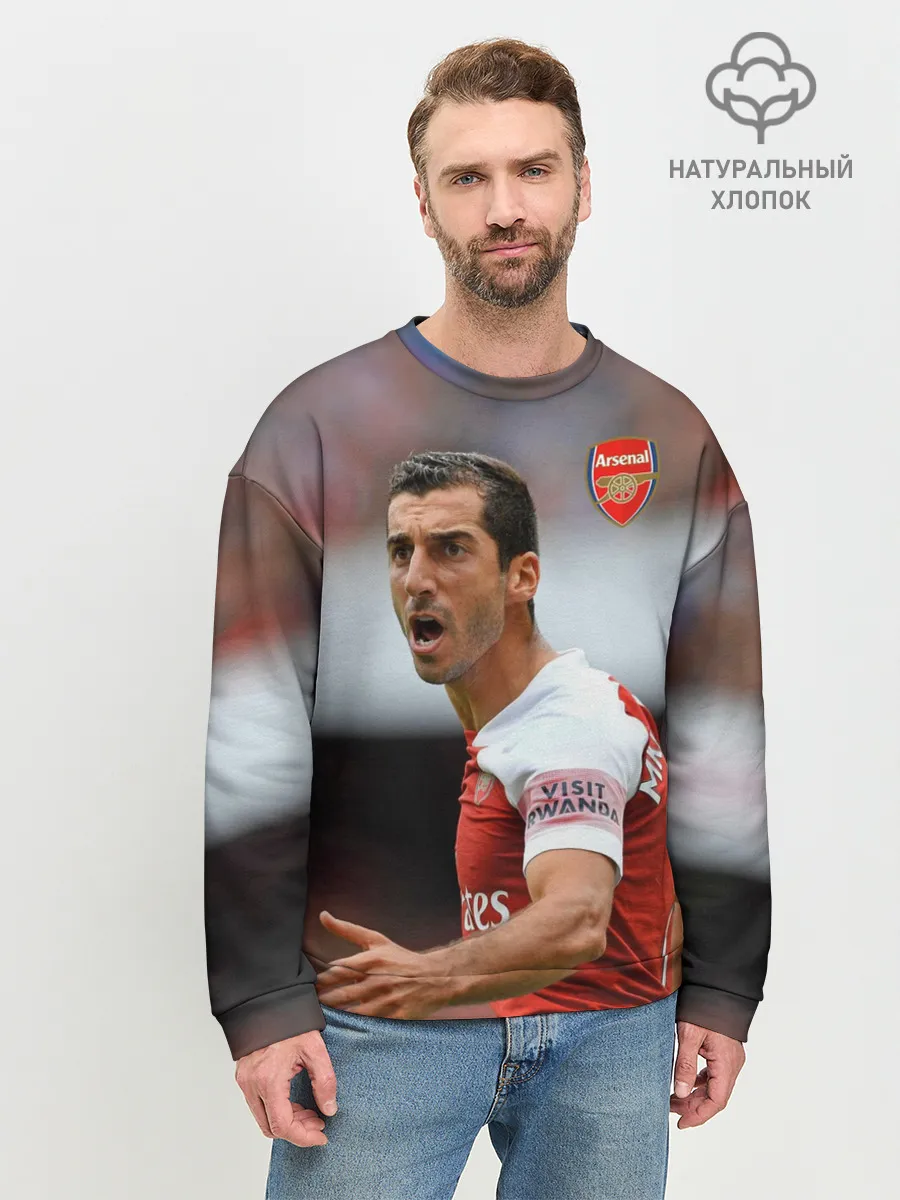 Мужской свитшот базовый / H. Mkhitaryan | Arsenal
