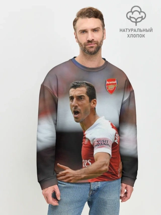 Мужской свитшот базовый / H. Mkhitaryan | Arsenal