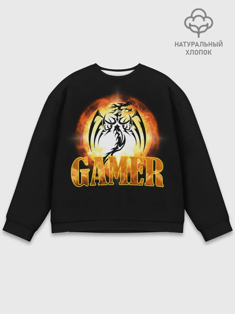 Мужской свитшот базовый / GAMER | Геймер