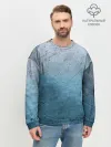 Мужской свитшот базовый / Blue Glass