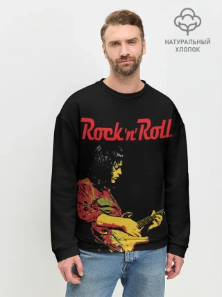 Мужской свитшот базовый / ROCK N ROLL