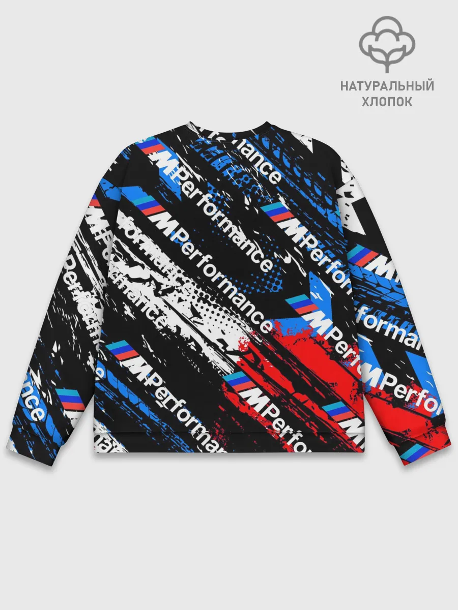 Мужской свитшот базовый / BMW M PERFORMANCE / БМВ ГРАНЖ