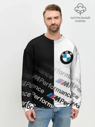 Мужской свитшот базовый / BMW / M PERFORMANCE ГРАДИЕНТ