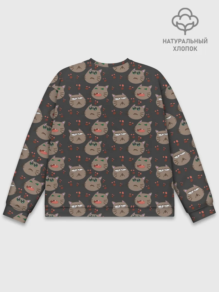 Мужской свитшот базовый / Котомания YES