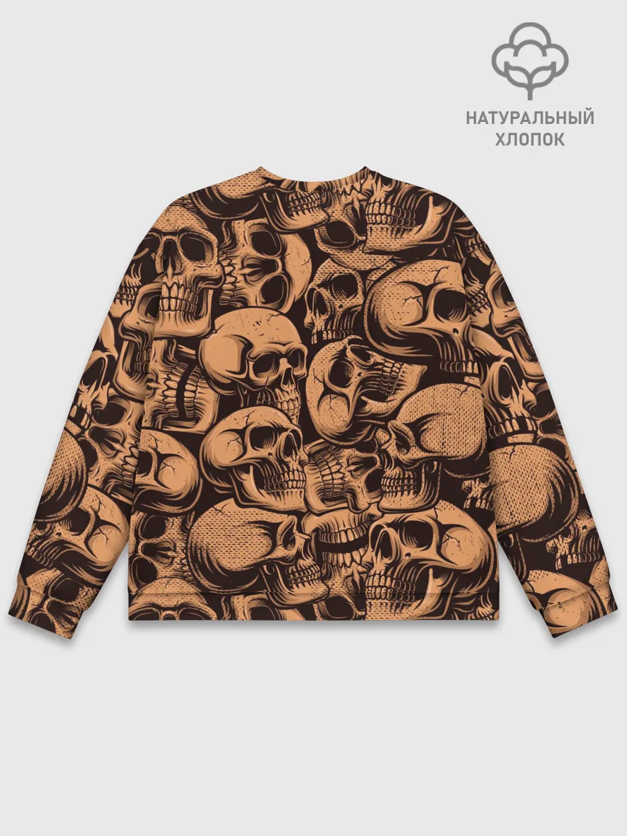 Мужской свитшот базовый / Черепа