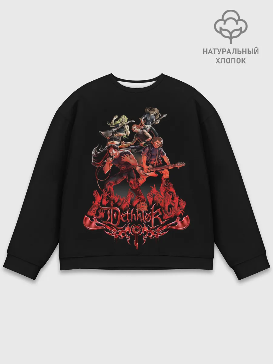 Мужской свитшот базовый / Dethklok concert