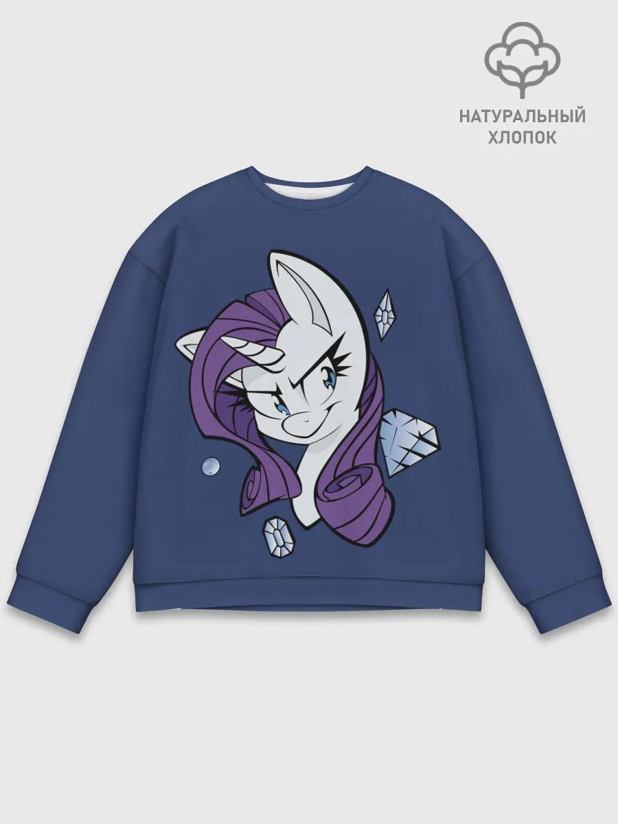 Мужской свитшот базовый / Эплджек в алмазах