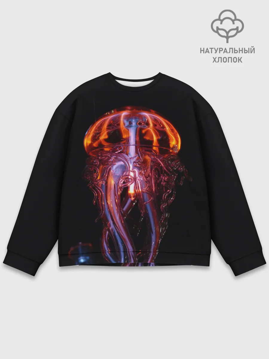 Мужской свитшот базовый / Медуза | Jellyfish