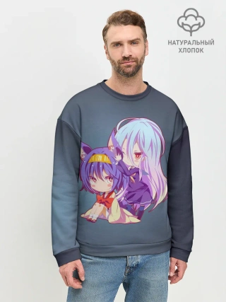 Мужской свитшот базовый / Изуна и Широ