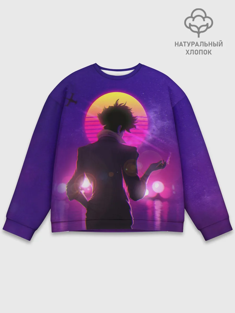 Мужской свитшот базовый / Cowboy Bebop. Spike Spiegel